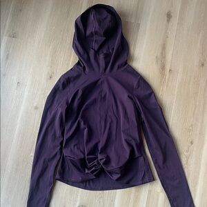 Women's cabernet Hooded Top
